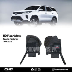 11D Floor Mat For Toyota Fortuner 2016-2025