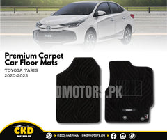Premium Carpet Car Floor Mats for Toyota Yaris 2020-2025