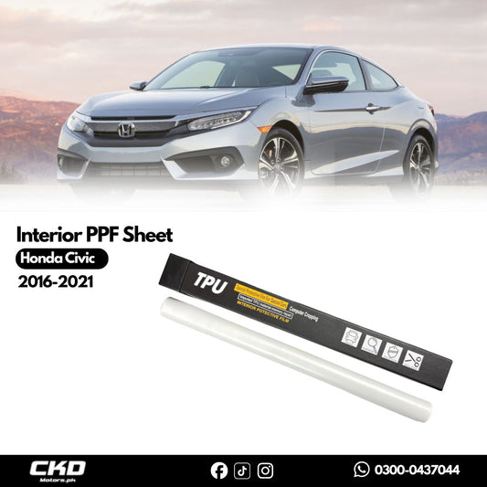 Interior PPF Sheet For Honda Civic 2016-2021