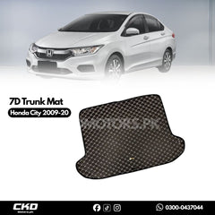 7D Trunk Mat For Honda City 2009-2020