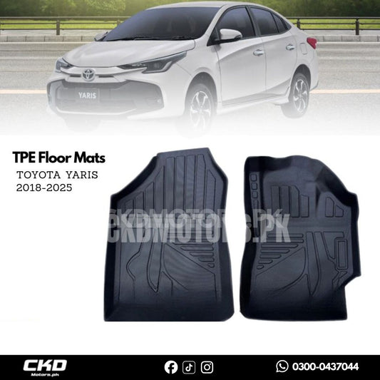 TPE Floor Mats For toyota Yaris 2020-2024