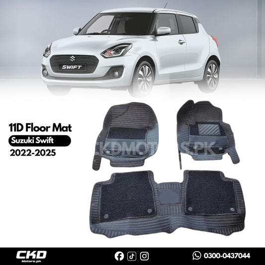 11D Floor Mat for Suzuki Swift 2022-2025