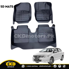 Honda City 2010-2020 5D Mats Black