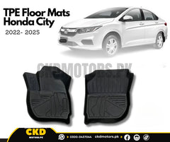 Premium Quality TPE Floor Mats for Honda City 2022–2025