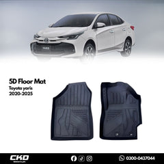 5D Floor Mat For Toyota Yaris 2020-2025