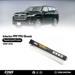 Interior PPF TPU Sheets For Toyota Land Cruiser 2009-2025