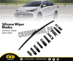 Flat Silicone Wiper Blades for Toyota Yaris 2020-2025