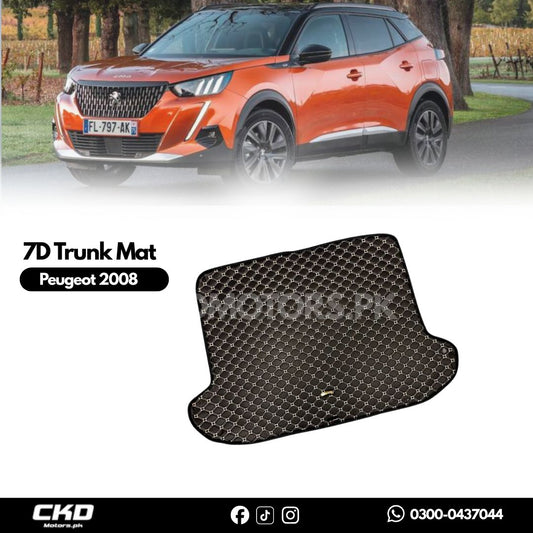 7D Trunk Mat For Peugeot 2008