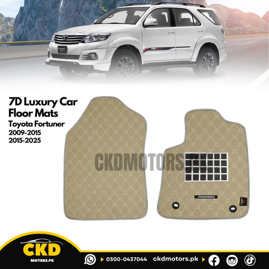 7D Luxury Car Floor Mat For Toyota Fortuner 2012-2015