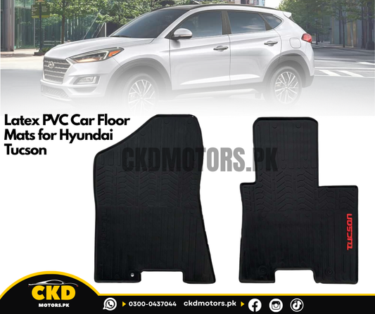 Premium Latex PVC Car Floor Mats for Hyundai Tucson 2020-2024