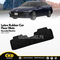 Latex Rubber Car Floor Mats For Hyundai Elantra 2024-2025