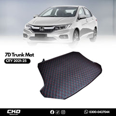 7D Trunk Mat For HONDA CITY 2021-25