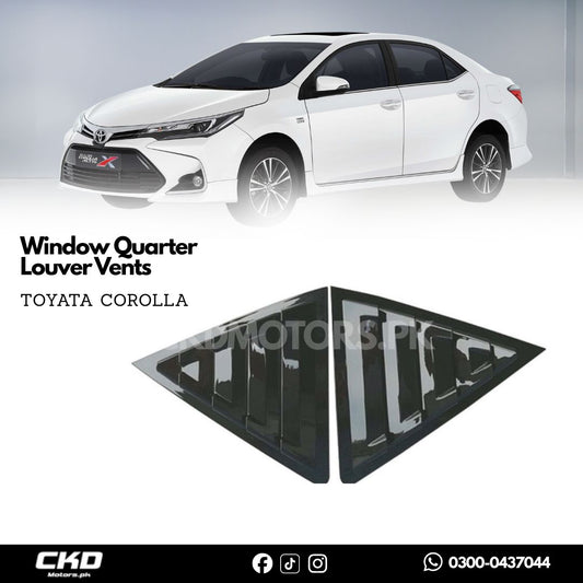 Corolla Window Quarter Louver Vents 2015-2025