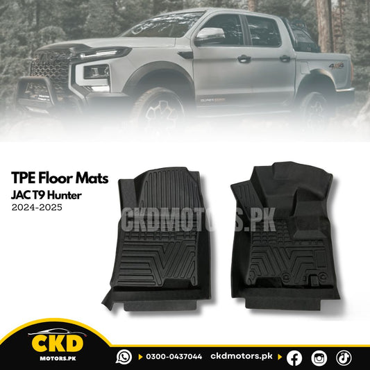 TPE Floor Mats For Jac T9 Hunter 2024-2026