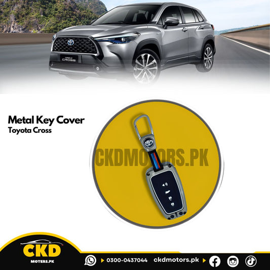Metal Key Cover for Toyota Cross 2022-2025