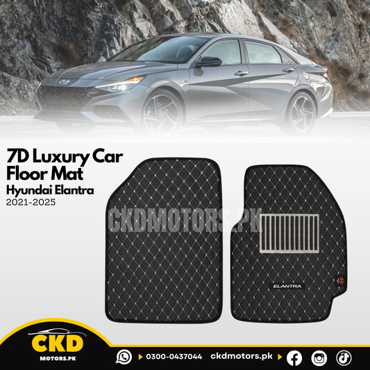 7D Premium Car Floor Mat For Hyundai Elantra (2024–2025)