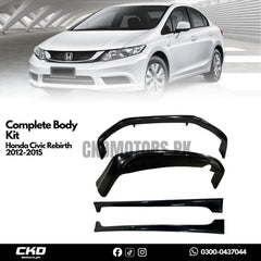 Complete Body Kit (Front and Back and Side Skirts) China Plastic for Honda Civic Rebirth 2012-2015