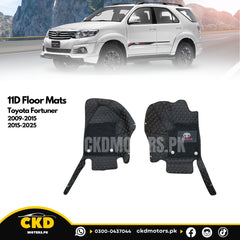 11D Floor Mats For Toyota Fortuner 2012-2015