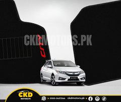 Carpet Car Floor Mat with Side Logo for Honda City 2021-2025
