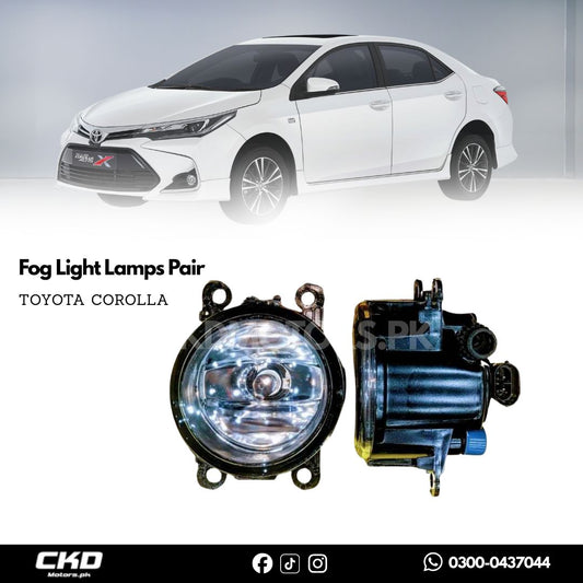 Toyota Corolla 2018-24 Fog Light Lamps Pair
