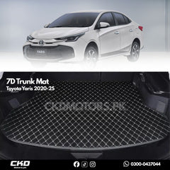 7D Trunk Mat For Toyota Yaris 2020-2025