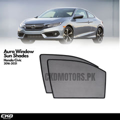 Aura Window Sun Shade For Honda Civic 2016-2021