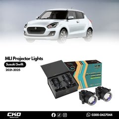 MLI Car Projector Lights BI LED Lens for Suzuki New Swift 2017-2021