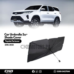 Car Umbrella Sun Shade Cover for Toyota Fortuner 2016-2025