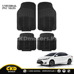 Car Universal PVC Mats Black