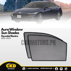 Aura Window Sun Shades For hyundai Elantra 2024-2025