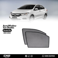 Aura Window Sun Shades for Honda City 2021-2025