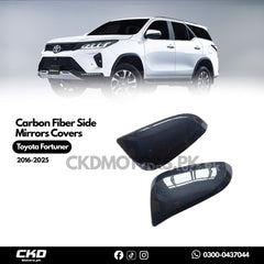 Toyota Fortuner 2017-2024 Carbon Fiber Side Mirrors Covers