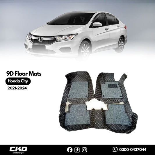 Honda City 2021-24 9D Floor Mats