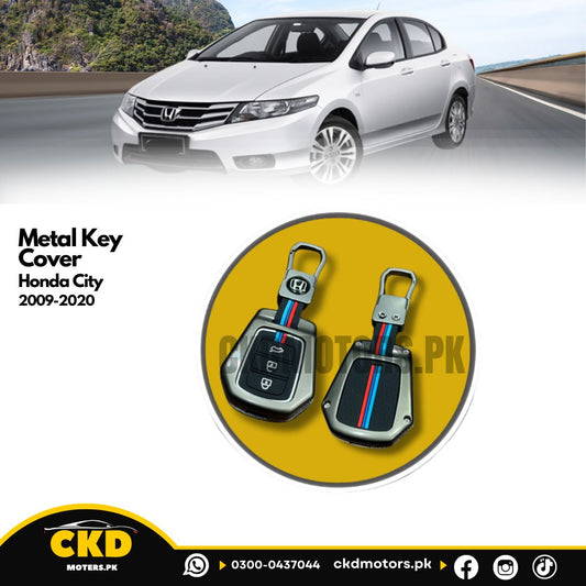 Metal Key Cover for Honda City 2009-2020