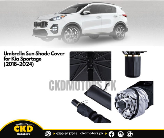 Foldable Car Umbrella Sun Shade for Kia Sportage (2018–2024)
