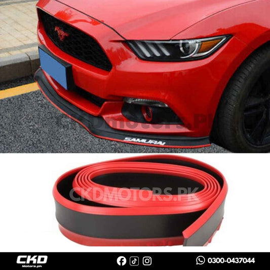 Universal Samurai Red & Black Front Lip