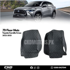 Premium 7D Floor Mats for Toyota Corolla Cross 2023-2025
