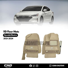 11D Floor Mats For Hyundai Elantra 2021-2024