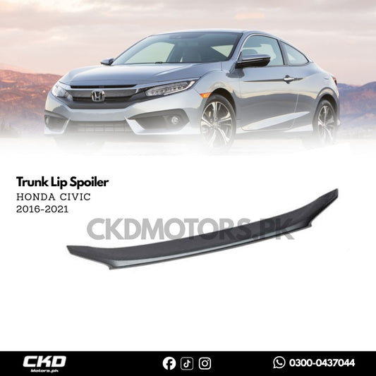 Honda Civic X 2016-2021 Trunk Lip Spoiler