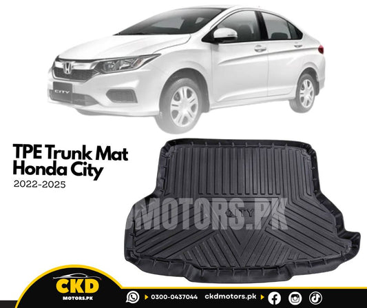 TPE Trunk Mat for Honda City 2022–2025