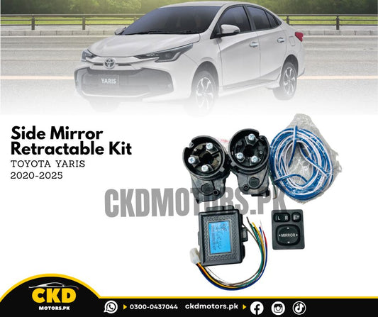 Side Mirror Retractable Kit For Toyota Yaris 2020–2025