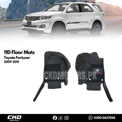 11D Floor Mats For Toyota Fortuner 2012-2015