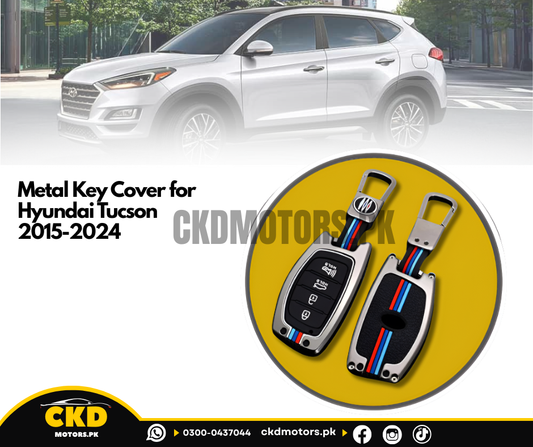 Metal Key Cover For Hyundai Tucson 2020-2024