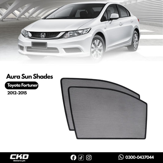 Aura Window Sun Shades For Honda Civic (Rebirth) 2012-2015