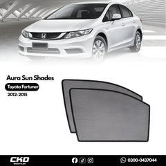 Aura Window Sun Shades For Honda Civic (Rebirth) 2012-2015