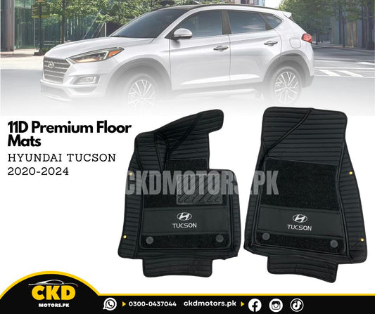 11D Premium Floor Mats for Hyundai Tucson 2020-2024