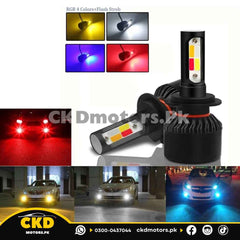 4 Color Fog Light LEDs With Flasher H11