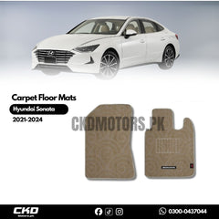 Carpet Floor Mats For Hyundai Sonata 2021-2024