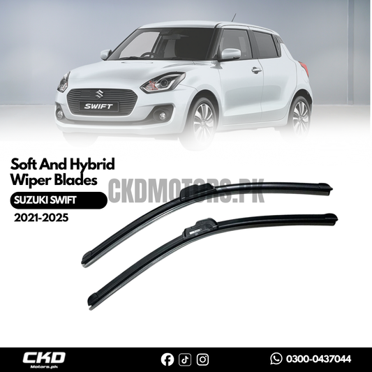 Soft And Hybrid Car Wiper Blades For Suzuki Swift 2021-2025