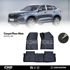 Haval H6 2021-2024 TPE Floor Mats – Premium All-Weather Custom Fit Car Mats